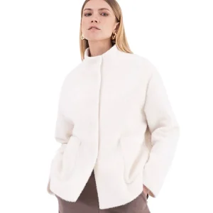 Vicario Cinque Caban Monopetto CUCILIA414 Bianco Latte