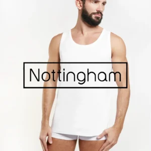 NOTTINGHAM - Canotta uomo in cotone jersey spalla larga 3 Pezzi - VL6100