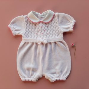 Pagliaccetto neonata rosa/orchidea