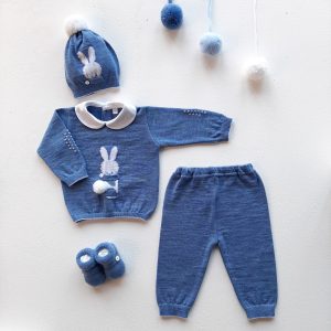 Completino coniglietto avio/latte