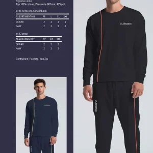 26108Y PIGIAMA IMBUSTATI RAGAZZO IN COTONE – KAPPA