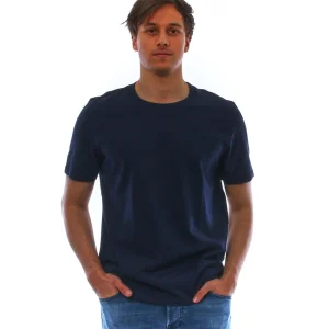 ALTEA T-SHIRT BLU IN COTONE 215255
