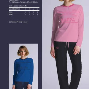 26211 PIGIAMA IMBSUTATI DONNA IN COTONE – KAPPA