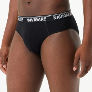 NAVIGARE - 574E Slip Uomo Elastico Esterno in Cotone Elasticizzato - 6 Pezzi