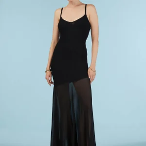 Abito Maglia Chiffon