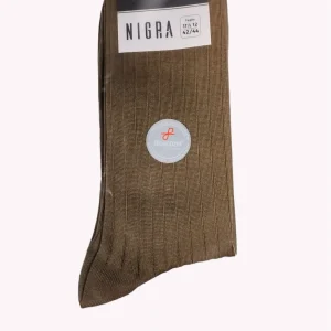 324L CALZA LUNGA COSTINA FILO UOMO NIGRA