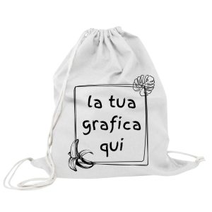 Zaino sacca personalizzato