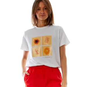 BEATRICE B T-SHIRT 8233 MAXI STAMPA BIANCO