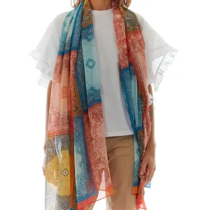 TWINSET STOLA STAMPA BANDANA 221TA4074 MULTICOLORE