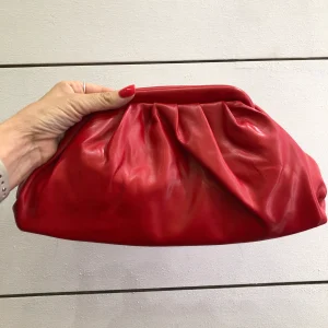 Borsa cloutch rossa