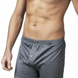 NOTTINGHAM - B416 Boxer uomo in filo fi scozia con apertura - 6 Pezzi