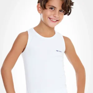 ET4002 CANOTTA JUNIOR/KIDS IN COTONE BIELASTICO COVERI