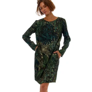 SHIRTAPORTER ABITO FANTASIA FORESTA DR2817 VERDE