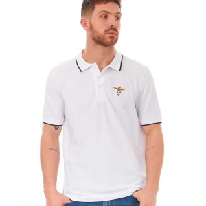 AERONAUTICA MILITARE POLO BASICA PO1308P82 BIANCO