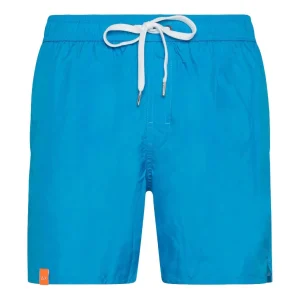 SUN68 BEACH PANTALONCINI MARE TESSUTO SCRIVENTE H33118 TURCHESE