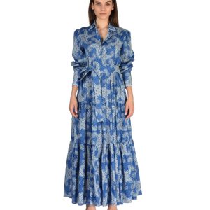 MC2 SAINT BARTH CHEMISIER JENSEN PAISLEY STAR 04003D BLU