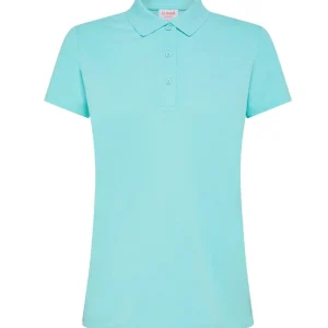 SUN68 POLO COLD DYE EL. A34207 ACQUA