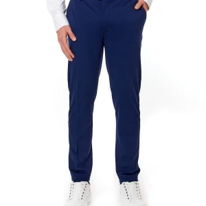 CIRCOLO 1901 PANTALONE CHINO IN PIQUET CN4223 BLU