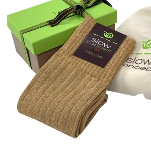 Calze Donna mezzo gambaletto Lurex Oro Cod. 669