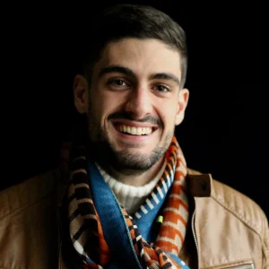 Sciarpa Uomo in Pura Lana disegno Mexico colore Cotto Cod. 698