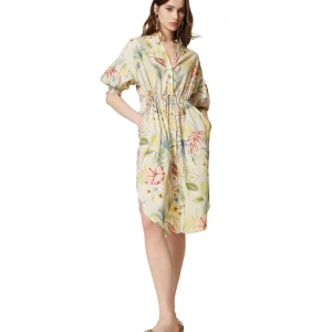 TWINSET ABITO CHEMISIER LONGUETTE 231TT2492 MULTICOLOR