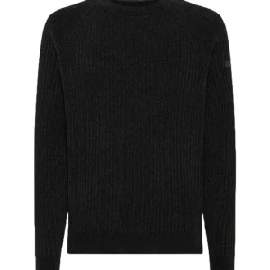 RRD MAGLIONE A COSTE VELVET RAVE ROUND W24137 NERO