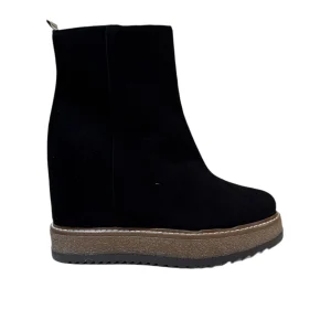 ESTER Stivaletto zeppa donna Temy nero 181965