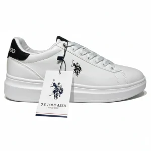 US POLO CODY WHITE-BLACK UOMO