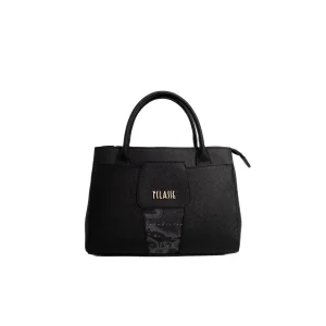 Alviero Martini Prima Classe Borsa tre tasche c/tracolla Nero