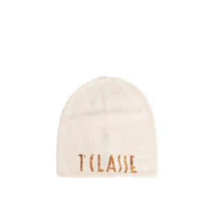 Alviero Martini Prima Classe Berretto Logo Bianco Latte