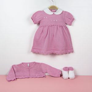 Abitino in cotone roselline