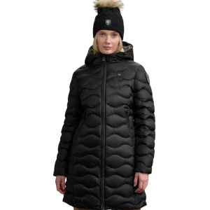 Blauer Piumino Lungo a Onde Lyne 25WBLDK03495 Nero