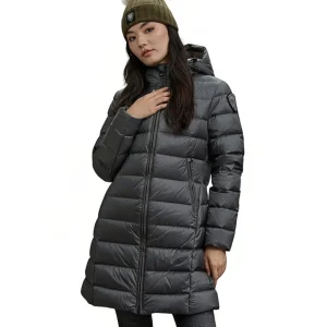 Blauer Piumino Lungo con Cappuccio Agnes 25WBLDK03102 Grigio Antracite