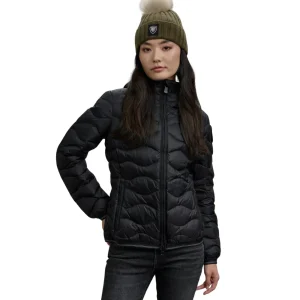 Blauer Piumino ad Onde con Cappuccio Camelia 25WBLDC03095 Nero