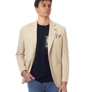 Bob Giacca Lord in Tessuto Operato LORD410 T410 Beige Sabbia