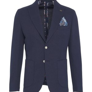 Bob Giacca Larry Tessuto Nido d'Ape LARRY412/T412 Blu