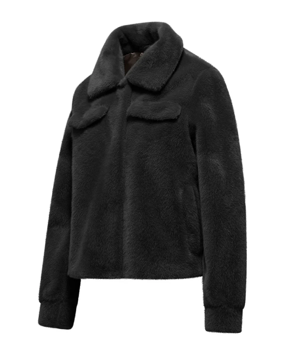 Bomboogie Giacca Corta in Ecopelliccia JW8683-FSB5 Nero - immagine 3