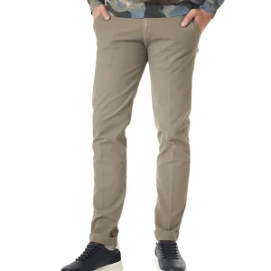Briglia Pantaloni Chino in Cotone Operato BG03 325030 00052 Tortora
