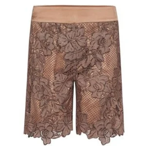 D.Exterior Bermuda in Pizzo Macrame 60848 Beige Scuro