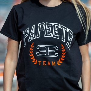 T-Shirt Papeete Team Black Donna