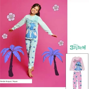 DY50L1819 PIGIAMA STICH BIMBA IN COTONE – SABOR