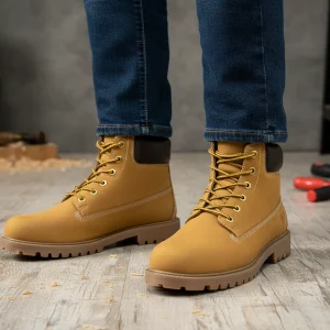 DOCKSTEPS STIVALETTI STRINGATI - YELLOW