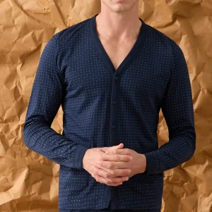 EP1250 PIGIAMA APERTO UOMO IN COTONE – COVERI