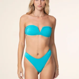 Bikini F**K 1145TQ azzurro fascia