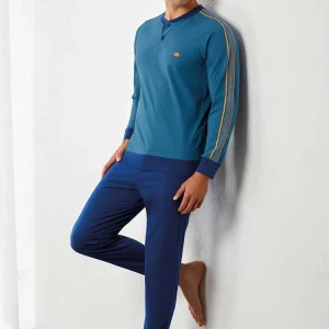 GP1143C PIGIAMA CALIBRATO UOMO IN COTONE – IL GRANCHIO