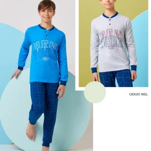 GP4152 PIGIAMA RAGAZZO IN COTONE – IL GRANCHIO