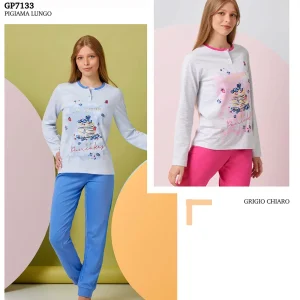 GP7133 PIGIAMA RAGAZZA IN COTONE – IL GRANCHIO