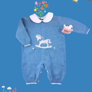 Tutina cotone cavallo a dondolo