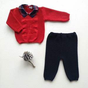 Completino orsetto e tartan