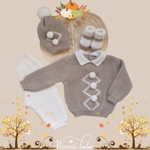 Mini set neonato rombi🍁